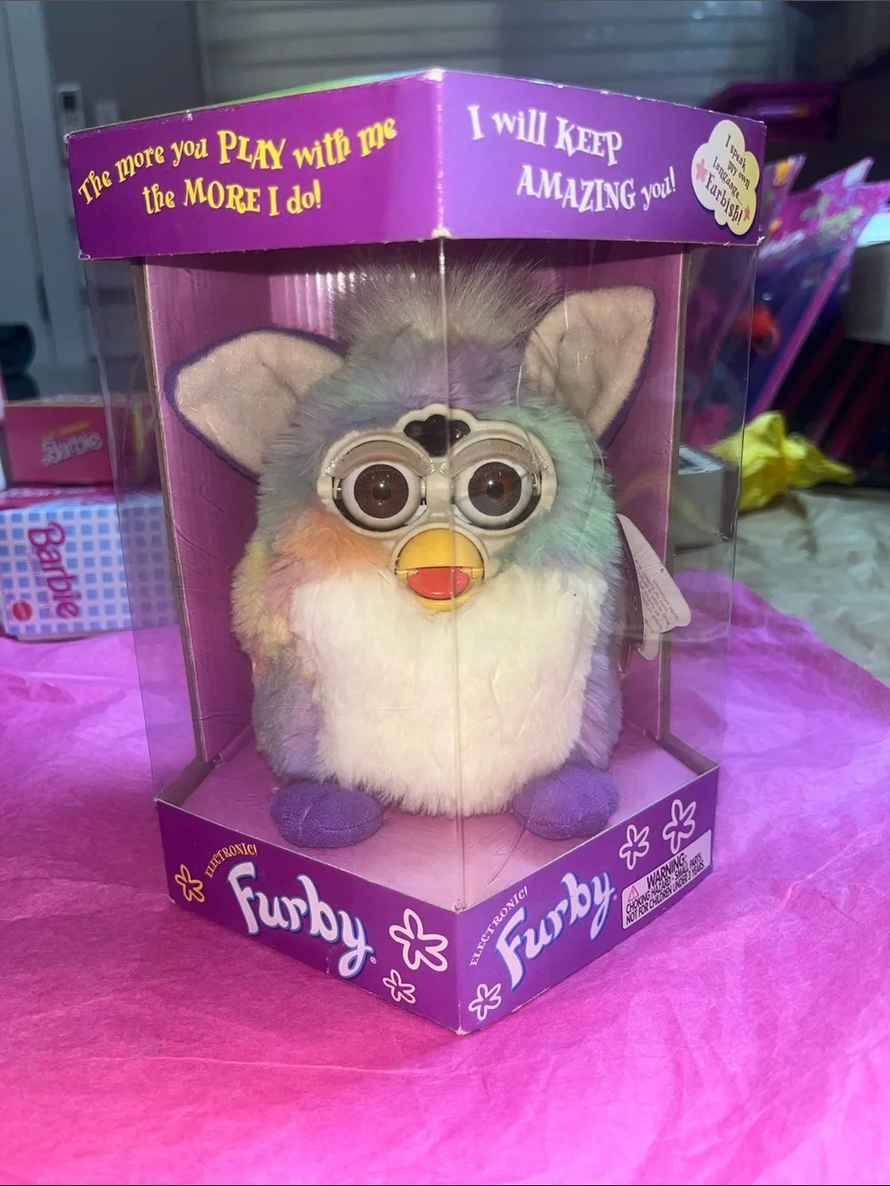 1998-1999 Spring Time Furby (Special Limited Edition, Model 70-884) NRFB